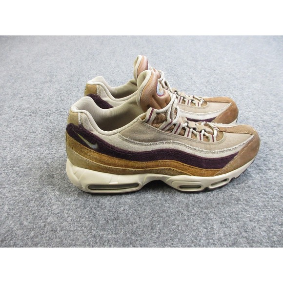 Nike Air Max 95 Shoes Mens Size 10.5 Suede Premium Desert Multicolor 538416-205 - Picture 1 of 15